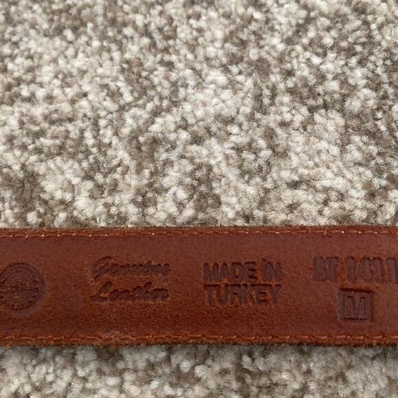 Fossil Leather Leather Patchwork Belt M - Picture 6 of 7